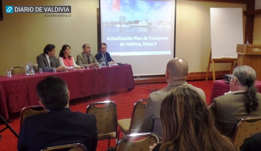 Lanzan segunda etapa del Plan Maestro de Transporte de Valdivia