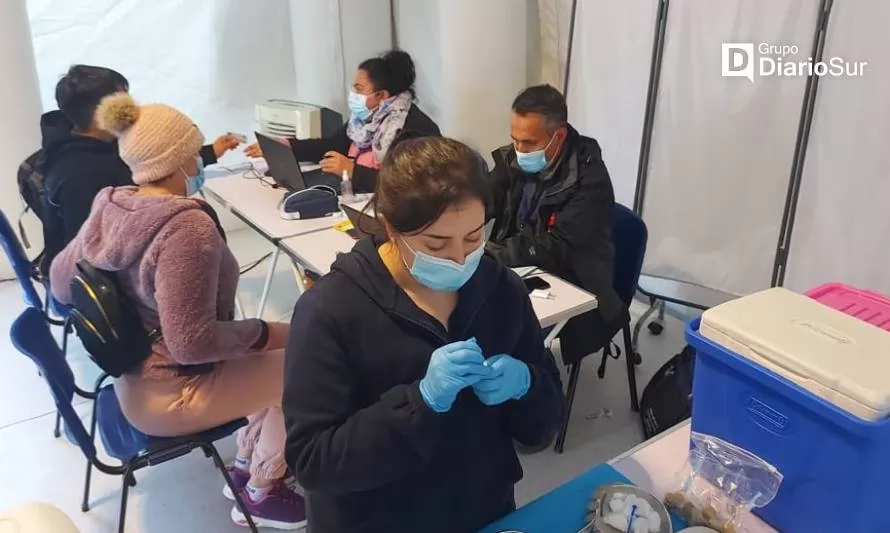 Continúa la campaña de vacunación contra el covid-19 en Valdivia