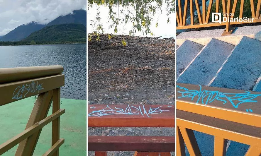 Evalúan instalar cámaras en playa Huequecura tras vandalismo en renovada costanera