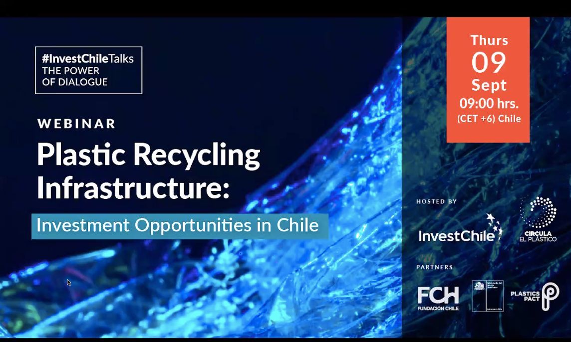 Chile ofrece inéditas oportunidades de inversión en infraestructura para reciclar plástico