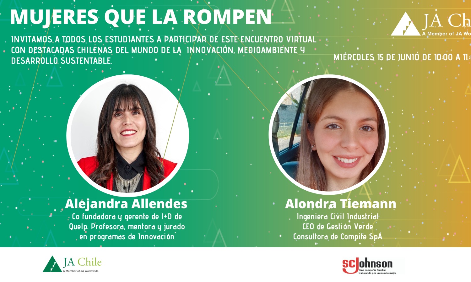 "Mujeres que la Rompen" reunirá a emprendedoras medio ambientales y estudiantes de enseñanza media