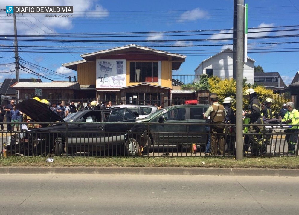 Al menos un herido en accidente en Picarte con Simpson