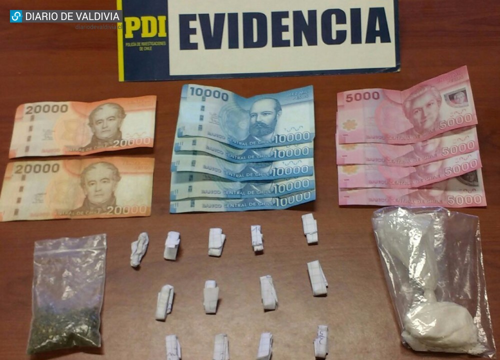 Dos hermanos detenidos por tráfico de drogas en Barrios Bajos de Valdivia