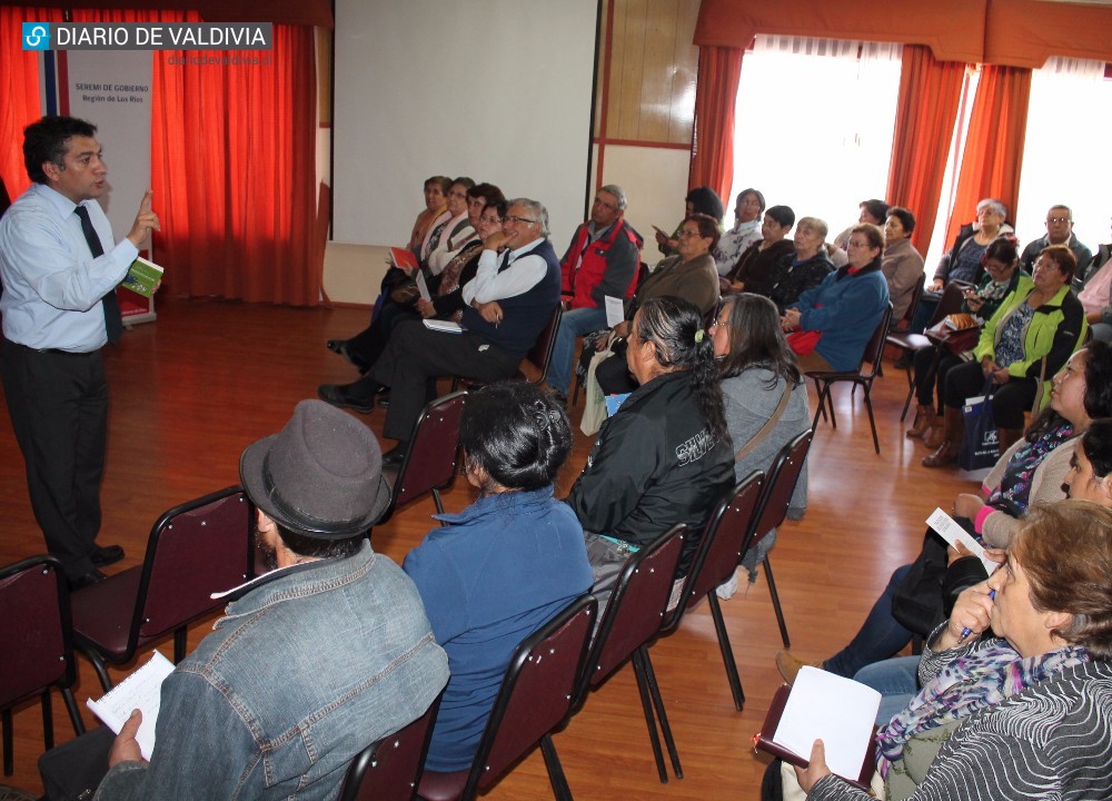 650 dirigentes sociales de Los Ríos participaron en jornadas de capacitación sobre proyectos comunitarios