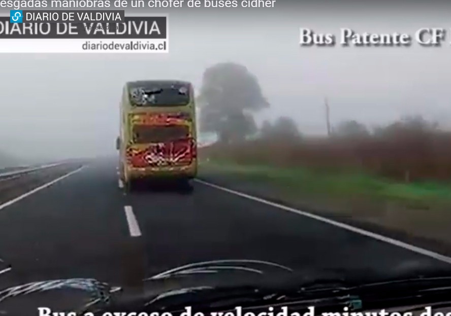 Denuncian a chofer de bus a exceso de velocidad tras accidente en Osorno