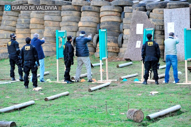 PDI Los Ríos realizó campeonato de tiro con motivo de su 83 Aniversario