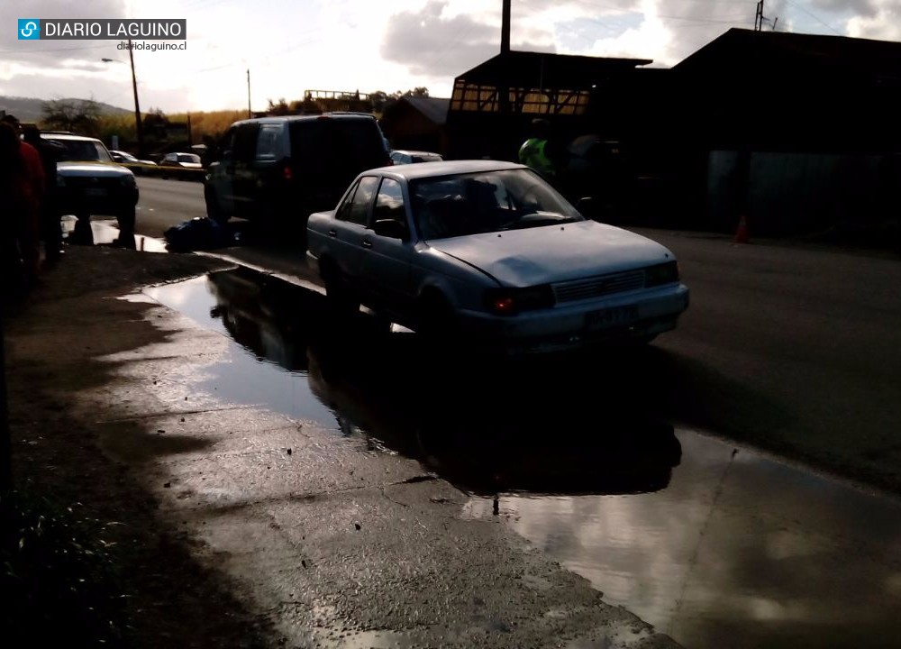 Atropello en Los Lagos terminó con la vida de un peatón