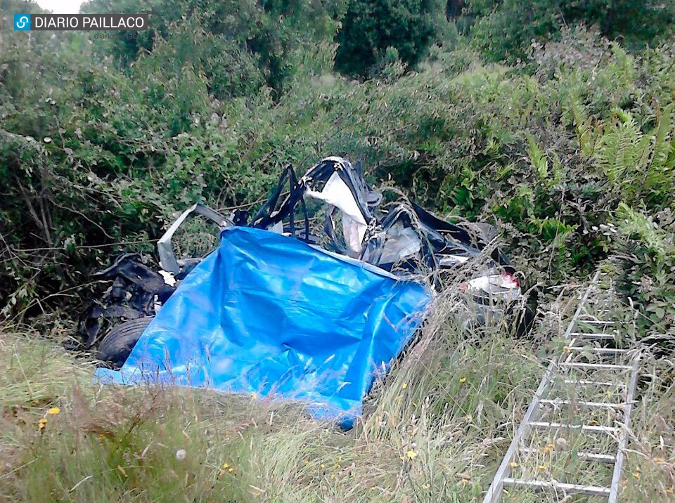 Una víctima fatal dejó choque frontal entre camión y automóvil en ruta Paillaco -Valdivia