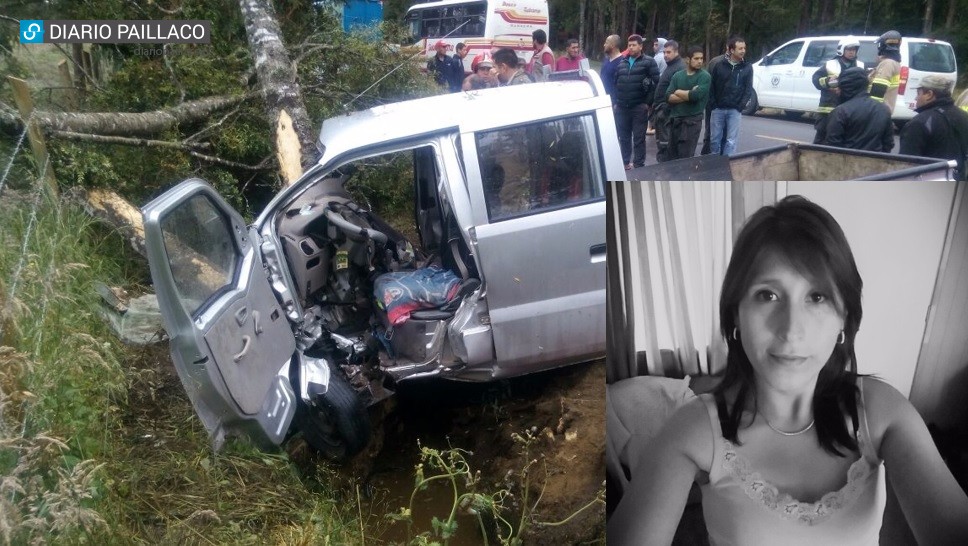 Joven madre funcionaria de jardín Paillaquito falleció por heridas de accidente en Futrono