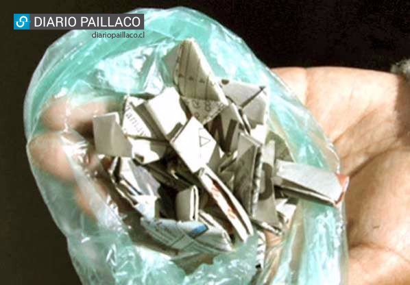 Hombre de 20 años fue detenido por microtráfico de drogas en Paillaco