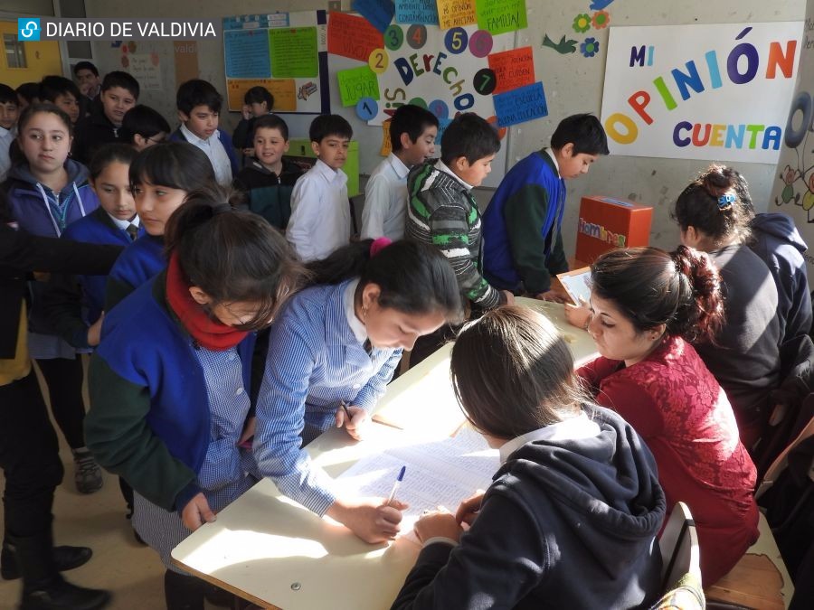 Mil setecientos niños de la región participaron en la consulta "Mi opinión vale" de Sename