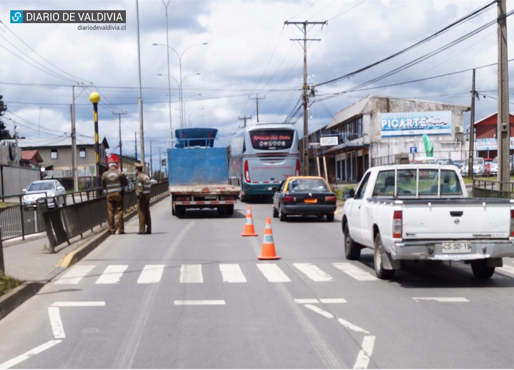 Valdivia: Investigan fatal atropello ocurrido en paso de peatonal