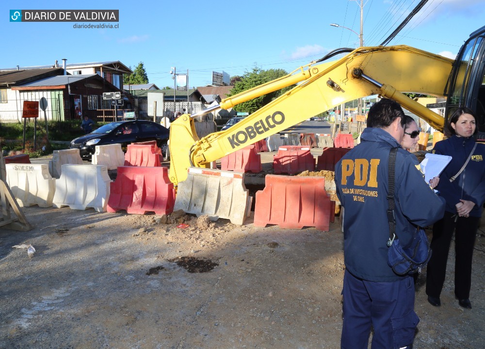 Investigan muerte de trabajador por derrumbe en Valdivia