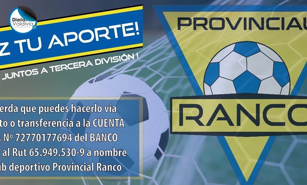Provincial Ranco ya tiene técnico y rival para debutar en amistoso el próximo 25 de noviembre
