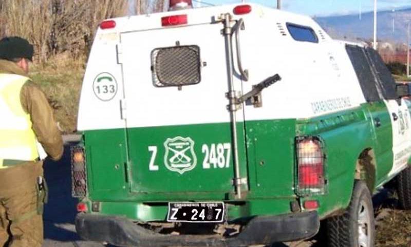 Colisión vehicular terminó con detenido por secuestro en zona rural de Futrono