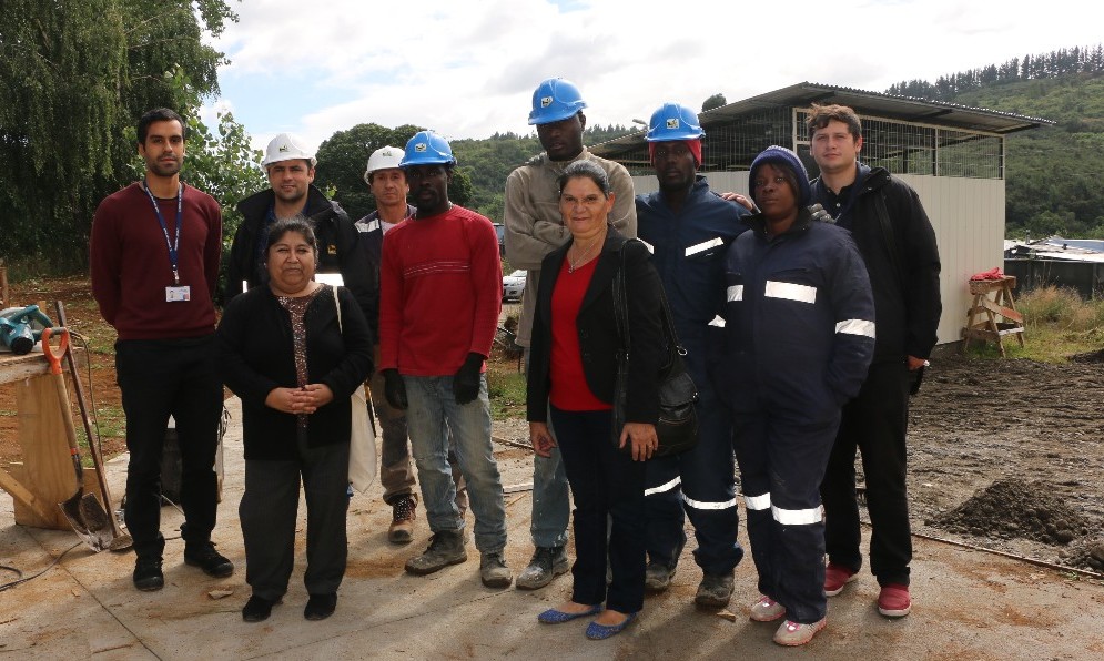 Codelo de Cesfam Externo inspeccionó obras de la Unidad Dental provisoria