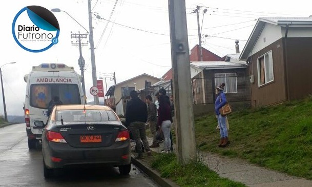 Hombre resultó herido tras ser  atropellado por taxi en Futrono