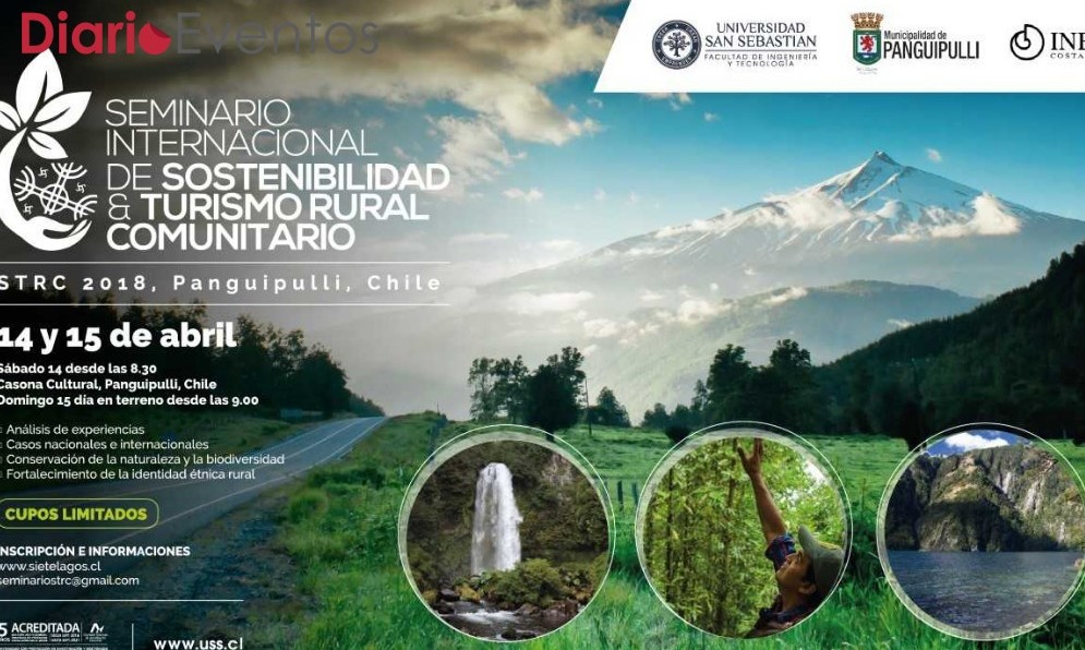 Panguipulli será sede del 1er Seminario Internacional de Sostenibilidad y Turismo Rural 