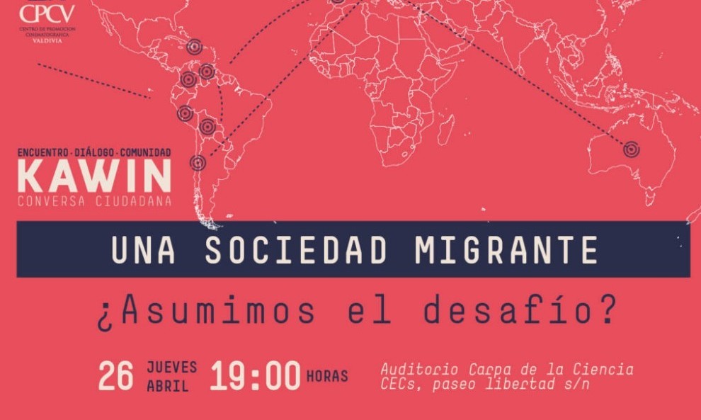 Carpa del CECs arma tremendo KAWIN sobre migración en Valdivia