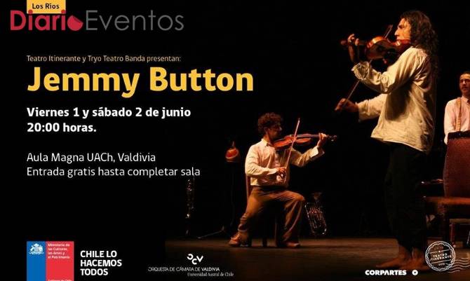 Compañía "Tryo Teatro" presenta este viernes Jemmy Button en Aula Magna 