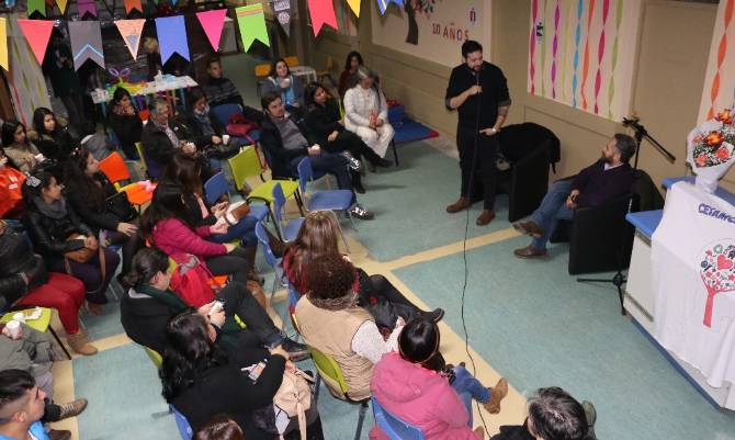 Con actividades lúdicas y un conversatorio se festejaron los 10 años del Cesamco Las Ánimas