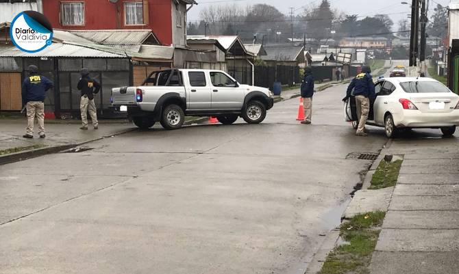 PDI desbarató red de narcotráfico en población de Valdivia