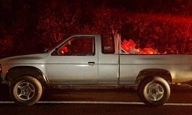 Sujeto en estado de ebriedad fue sorprendido manejando una camioneta robada en Valdivia
