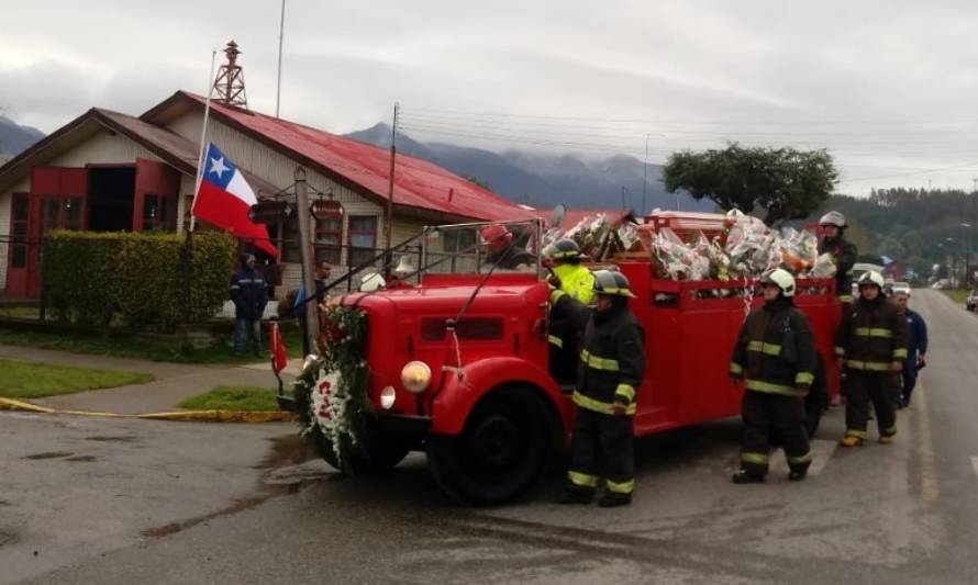SML entregó cuerpo de bombero futronino y este jueves realizarán su funeral