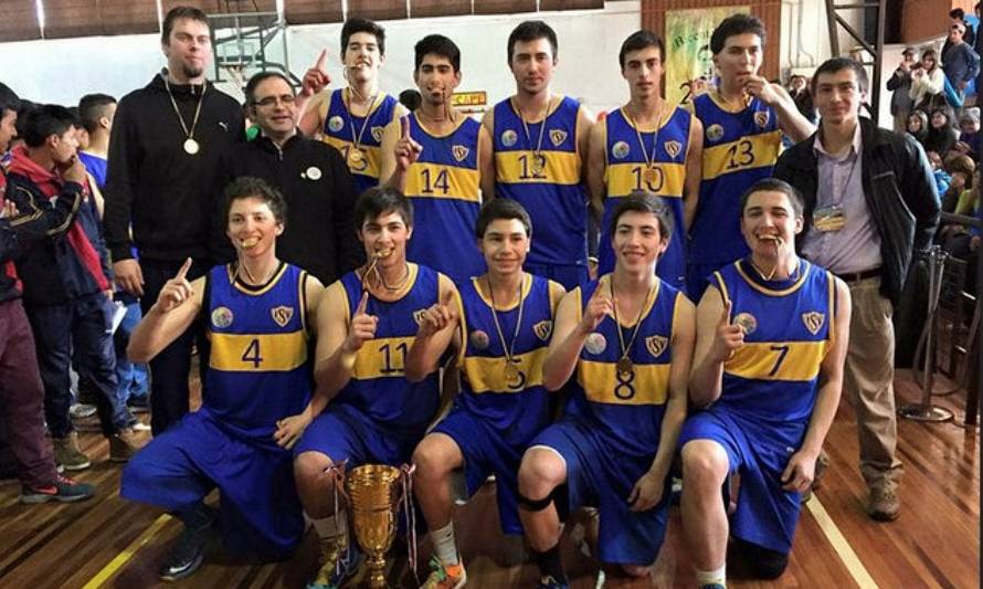 Colegio valdiviano se tituló tricampeón del Campeonato Salesiano de Básquetbol de Chile