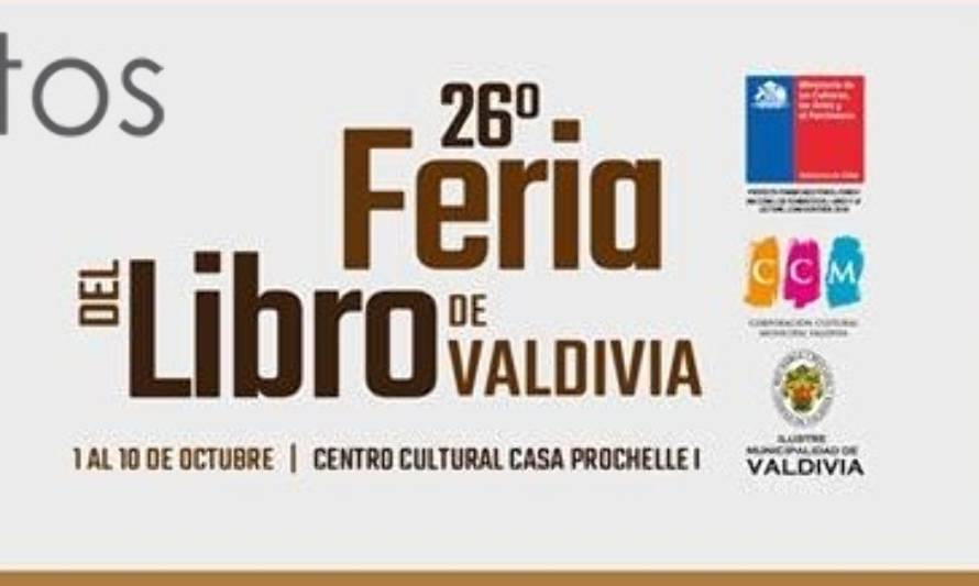 Hoy lunes se inaugura la 26° Feria del Libro de Valdivia