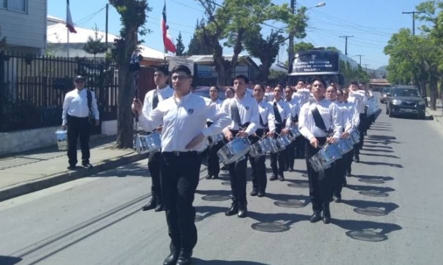 Banda de Guerra del Cuerpo de Bomberos de Valdivia regresó de Valparaíso con dos primeros lugares 