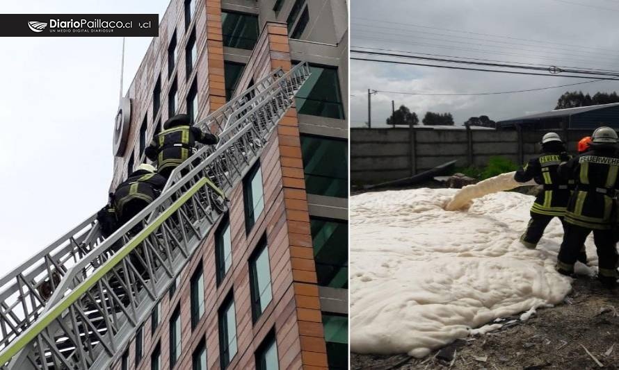 Bomberos de Paillaco recibieron capacitación de primer nivel en Puerto Montt