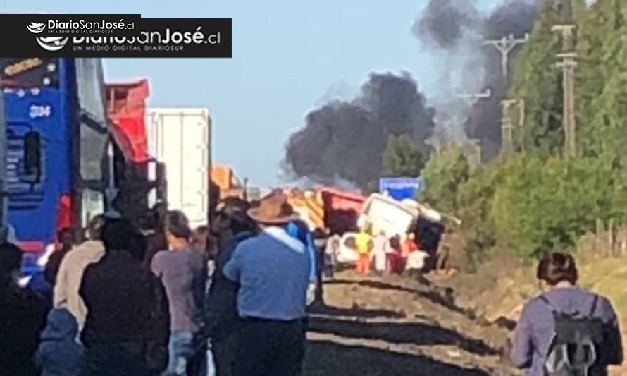 Accidente con varias víctimas fatales a la altura de San José de la Mariquina