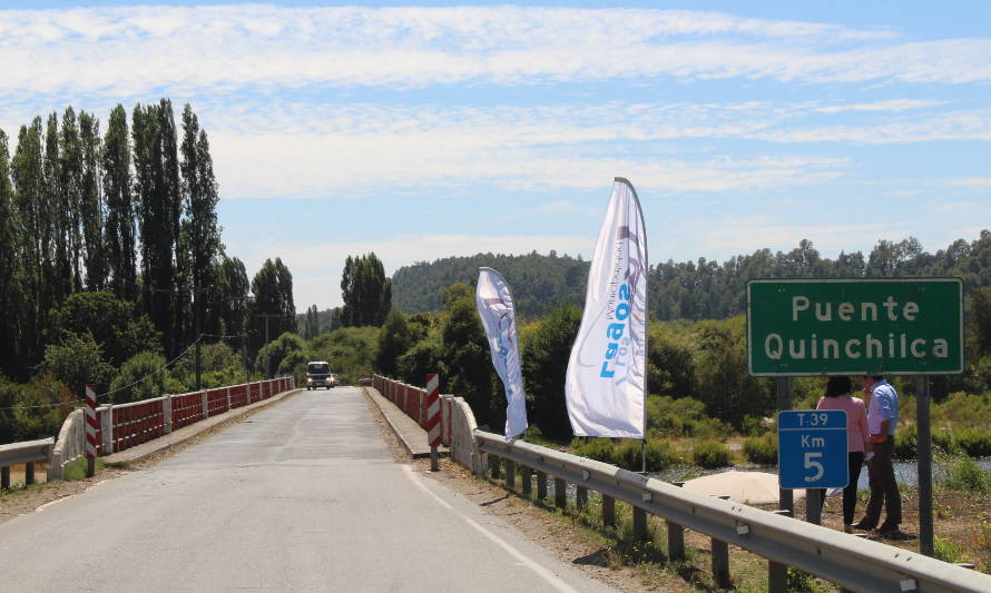 Anuncian construcción del nuevo puente Quinchilca en Los Lagos