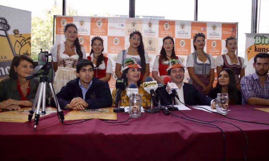 Este viernes se realizó el lanzamiento de Bierfest Kunstmann 2019