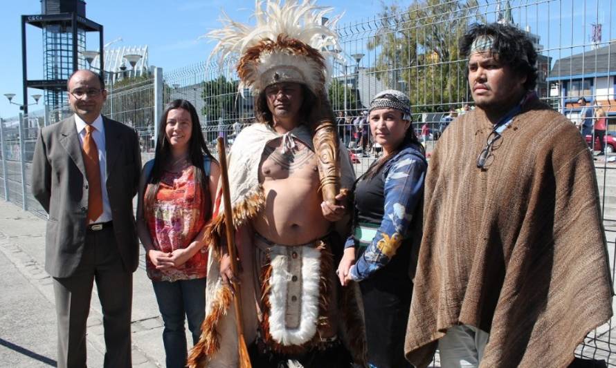 Comunidades mapuche despidieron a tripulantes de embarcación rapanui “Kuini Analola”