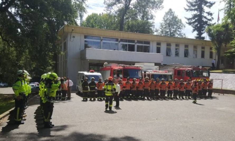 Compañerismo regional: Bomberos de Paillaco y Valdivia firmaron importante convenio de colaboración