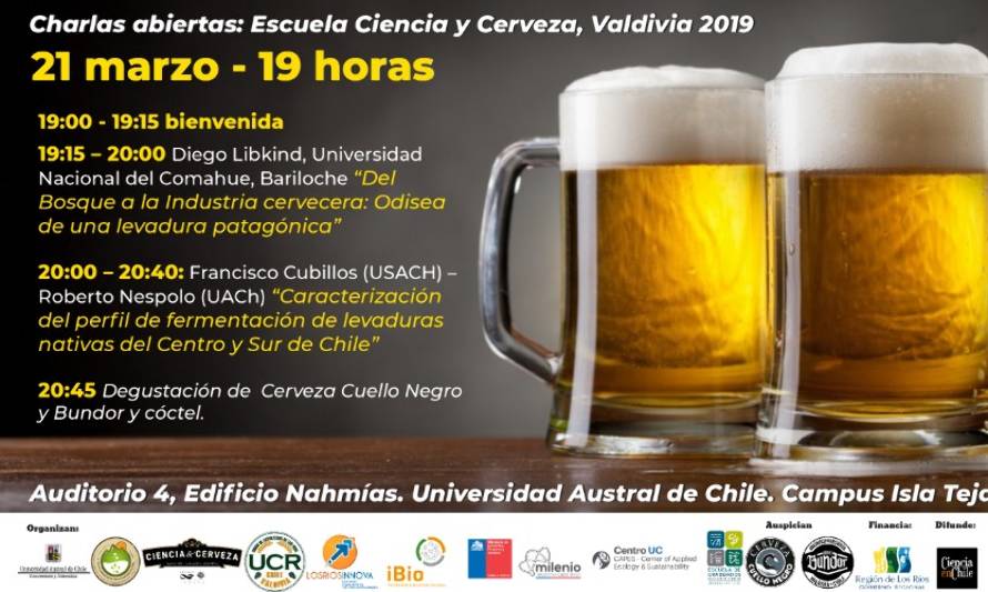 Especialistas en ciencia y cerveza darán charla abierta en Valdivia