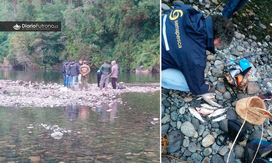 Pescadores furtivos fueron descubiertos y multados este fin de semana en Futrono