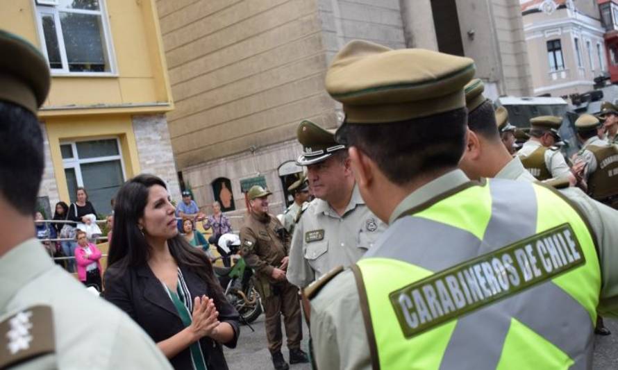 Gobernadora María José Gatica destacó trabajo policial tras incautación de 1.255 dosis de pasta base de cocaína