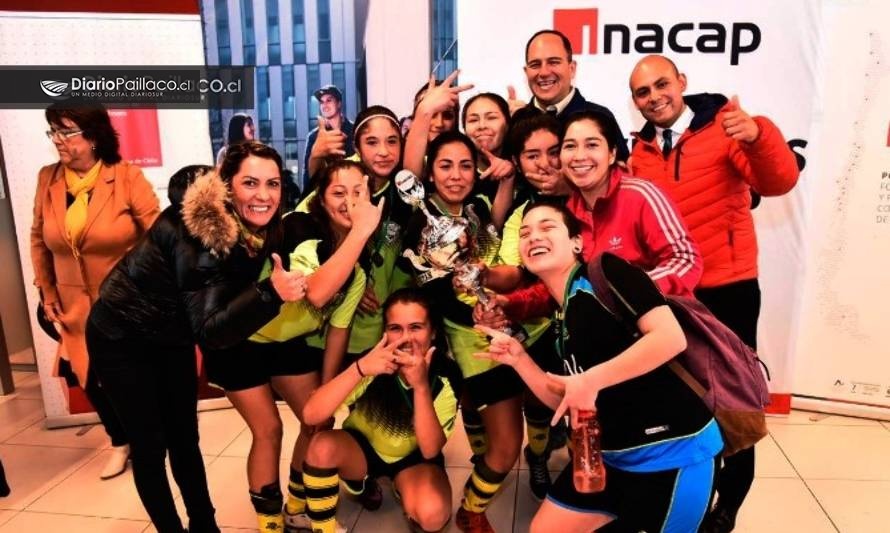 Paillaquinas se coronaron campeonas del 1er. Torneo de Futbolito Femenino en Valdivia