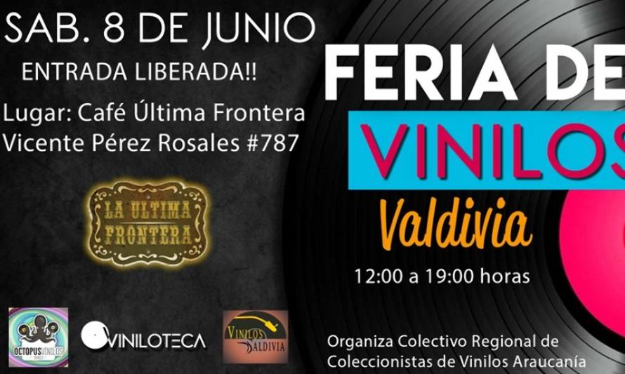 Este sábado: Séptima versión de Feria de Vinilos Valdivia en la "Última Frontera"