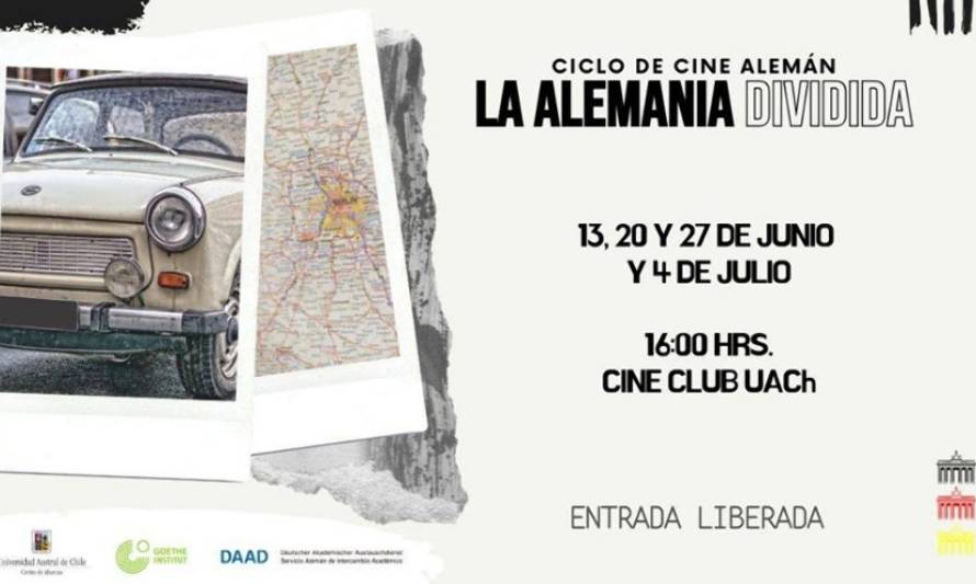 La Alemania Dividida: Ciclo de cine alemán en el Cine Club de Valdivia