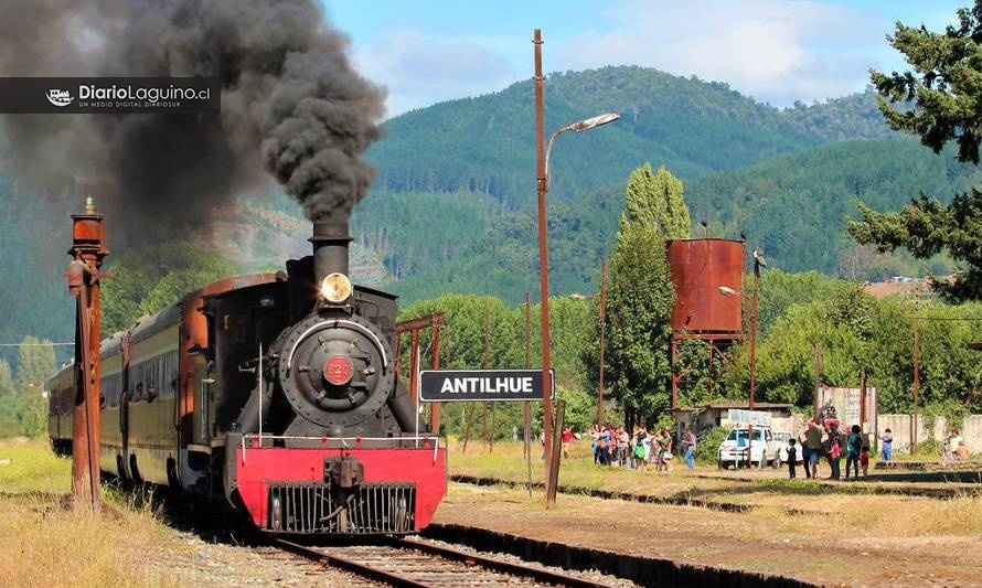 Confirman que tren turístico "El Valdiviano" regresa a Antilhue este mes de julio