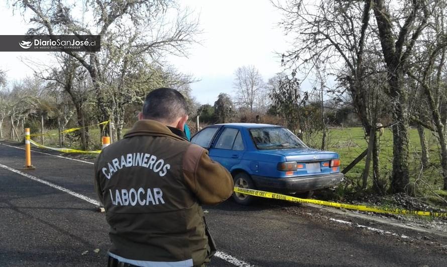 Tres detenidos por receptación de vehículo encargado por robo en San José de la Mariquina