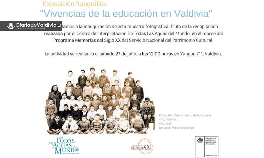 En Valdivia revivirán recuerdos de la educación a través de una muestra fotográfica