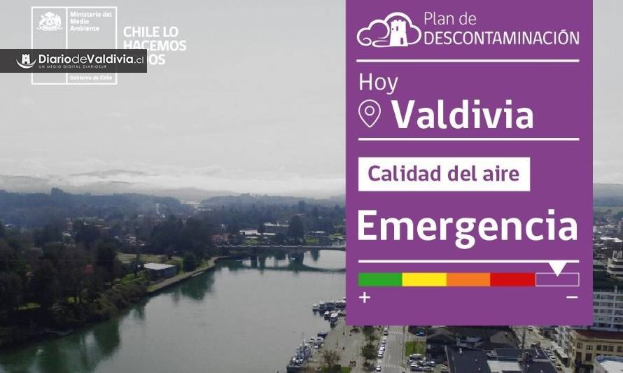 Martes 23 de julio: Declaran Emergencia Ambiental para la comuna de Valdivia
