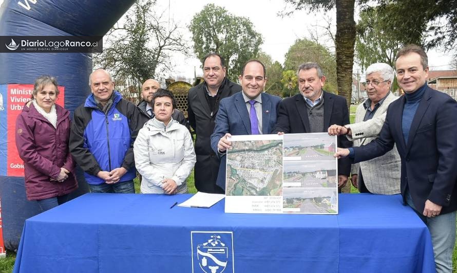 Anuncian licitación de esperado proyecto que trasformará Av. Balmaceda en Río Bueno