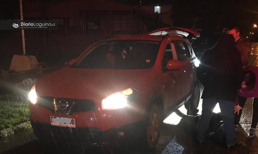 Milagrosa salvada de adulto mayor impactado por automóvil en Los Lagos