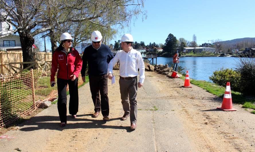 MOP inicia mejoramiento de tramo 2 en Costanera de Valdivia